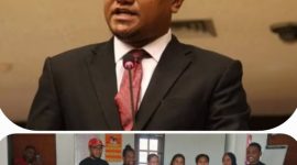 DPD RI Angelius Wake Kako Serahakan Paket PMT Kepada Nakes Di Lembata, (foto_Isti)