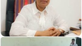Ketua TP PKK Kabupaten Malaka, drg. Maria Martina Nahak, Terus Berkunjung Setiap Desa Untuk Upaya Penurunan Angka Stunting.(Foto_red)
