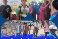 Bupati Malaka, Dr. Simon Nahak S.H.,MH Bersama warga Dusun Wetalas Desa Weulun Nyalakan Listrik. (Foto_red)