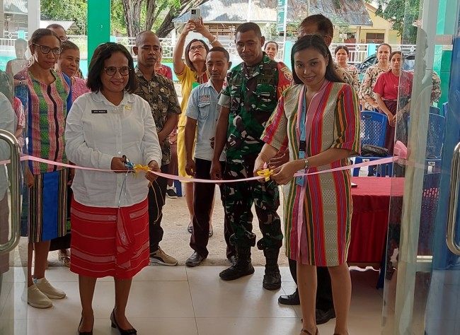 Kegiatan Lounching Integrasi Layanan Primer (ILP), Tahun 2024 di Puskesmas Weoe, Kecamatan Wewiku.