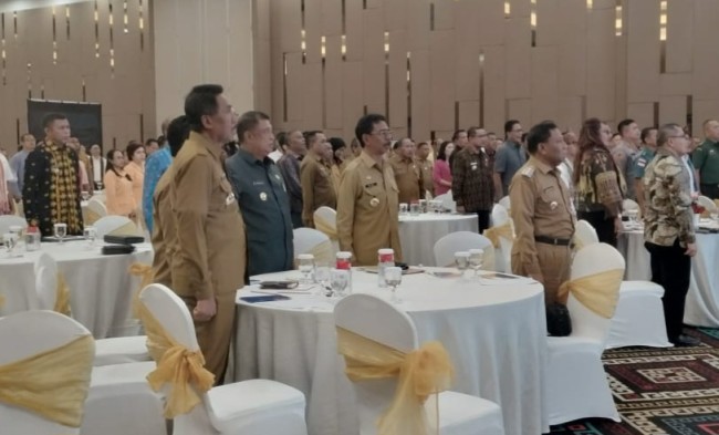 Bupati Malaka, Dr. Simon Nahak Hadiri Kegiatan Musrenbang RKPD NTT Tahun 2025 di Hotel Aston Kupang (Foto_red)