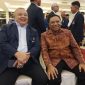 Sekjen DPP Partai Nasdem Hermawi Taslim Bersama Dr. Simon Nahak S.H.,MH di Hotel Grend Mutiara Kupang. (Foto_red)