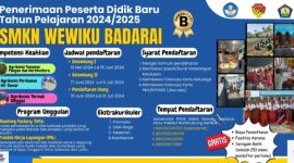 Cek Persyaratan Lengkap !!Pendaftaran SMKN Wewiku Badarai.