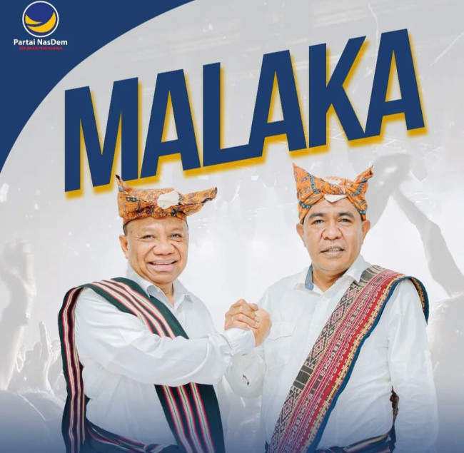 Pasangan Calon Bupati dan Wakil Bupati Malaka, Dr. Simon Nahak dan Felix Bere Nahak (Foto_red)