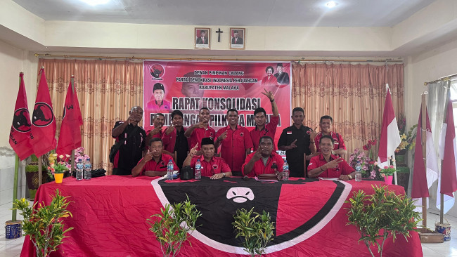 Rapat Konsolidasi PDI Perjuagan Untuk Pemenangan Pilkada 2024. 