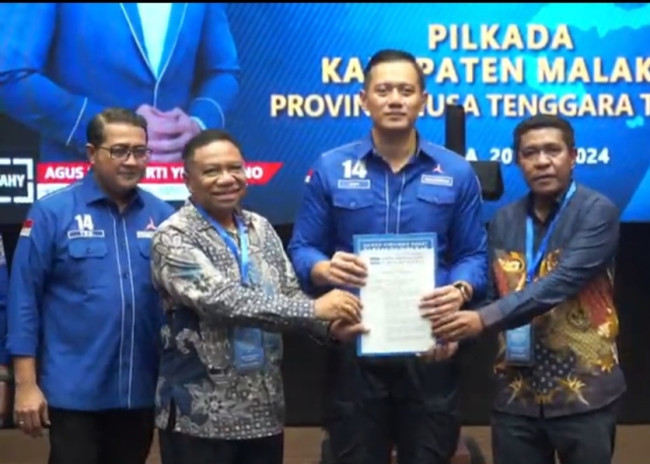 Partai Demokrat Resmi Usung Paket SN-FBN Untuk Pilkada Malaka 2024.  