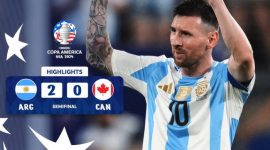 Hasil Argentina Vs  Kanada Semi Final Copa Amerika 2024. (Foto : Istimewa) 