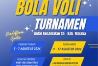 Jelang HUT RI PBVSI Malaka Gelar Turnamen Bola Voli Antar Kecamatan! 