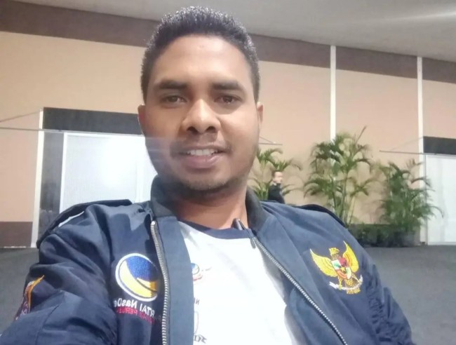 Fredirikus Seran Fraksi Partai NasDem Kabupaten Malaka. 