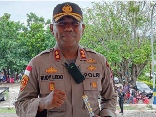 Kapolres Malaka AKBP Rudy Junus Jacob Ledo, S.H.,S.I.K,