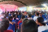 Benny Candradinata Meminta Dukungan Masyarakat Malaka! Untuk Kerjakan Tanggul, Irigasi Malaka, Jalan Wemer, dan Jalan Welaus! Dikerjakan. (Foto_red)