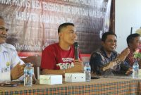 KPU Gelar Sosialisasi Bagi Pemilih Pemula Untuk Gunakan Hak Pilih Dengan Baik ! Di SMA Negeri 1 Malaka. (Foto_red)