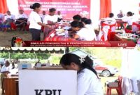 KPU menggelar simulasi Pemungutan dan Perhitungan Suara Dalam Pemilihan Gubernur dan Wakil Gubernur Serta Bupati dan Wakil Bupati Tahun 2024.
