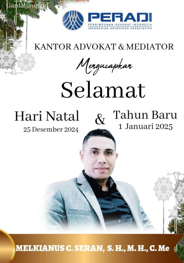 Advokat Dan Mediator Melkianus Conterius Seran S.H.,MH.,C.Me 