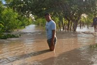 Luapan Sungai Benenai Mengakibatkan Delapan Dusun di Desa Fafaoe Terendam Banjir (Foto_red)