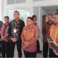 Bupati Malaka, Dr. Simon Nahak S.H., MH Usai Lakukan Lounching Mall Pelayanan Publik di Aula Kantor Bupati. (Foto_red)