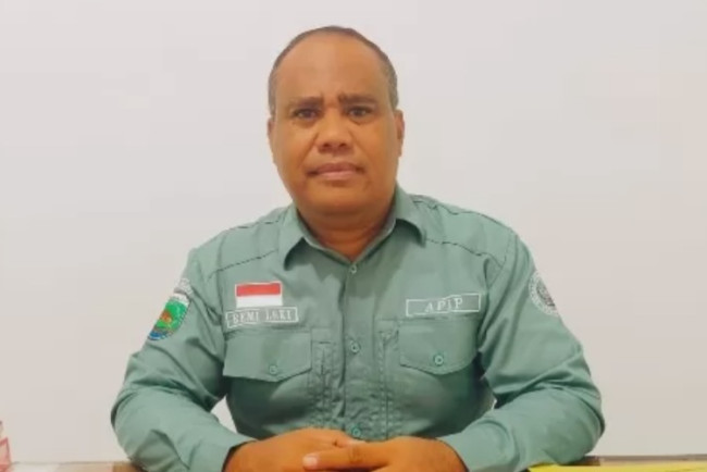 Inspektur Inspektorat Kabupaten Malaka, Agustinus Remigius Leki!! (Foto-Istimewa)