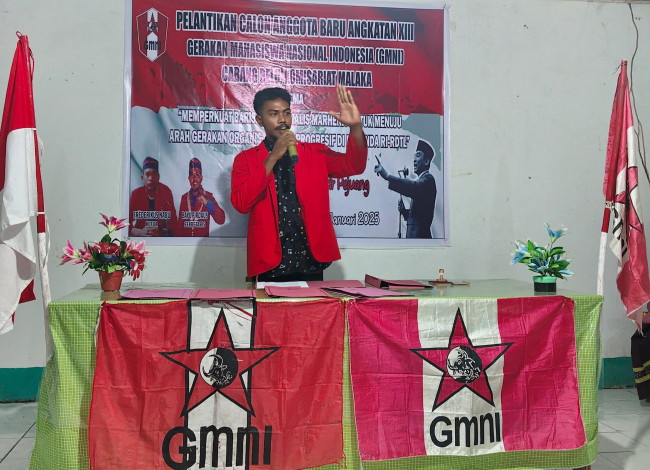 Ketua DPC GMNI, Malaka Angki Seran (Foto-Istimewa) 