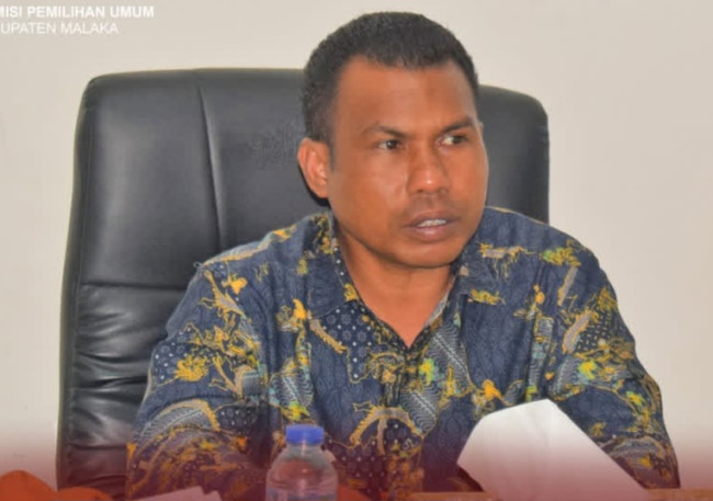 Ketua KPU Kabupaten Malaka,  Juventus A. Bere (Foto-Istimewa)