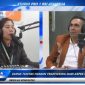 Ketua DPC Peradi Atambua,  Melkianus Conterius Seran S.H.,MH., C.Me bersama Presenter RRI Atambua Arda Fahik. (Foto- Screenshot dari Youtube RRI)