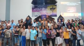 Kantor Advokat dan Mediator MCS, Melkianus Contarius Seran S.H.,MH.,C.Me Sosialisasi Tindak Pidana Kekerasan Seksual Terhadap Anak dibawah Umur, di Gereja Ebenhaeser Betun.  (Foto-red)