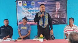 Kegiatan Reses Ketua Fraksi di Desa Rabasahain, Kecamatan Malaka Barat. (Foto-red)
