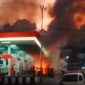 Dugaan Korsleting Pada Kelistrikan Motor, Terjadi Kebakaran di SPBU 03 Kefamenanu, Mengakibatkan Satu Unit Motor Hangus Terbakar. (Foto-red)