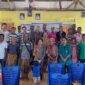 Masyarakat Desa Banafanu bersama Mahasiswa Unimor, Gelar Pelatihan Pupuk Bokasi Untuk mendukung Ketahana Pangan. (Foto-red)