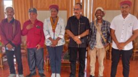 Kunjungan Kerja Ketua Presidium Pengurus Pusat PMKRI, Susana Florika Marianti Kandaimu, ke Kabupaten Alor, Nusa Tenggara Timur. (Foto-red)