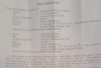 Surat Pernyataan Damai di Polres Belu 