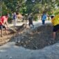 Reses Anggota DPRD TTU, langsung Eksekusi Perbaikan Jalan Rusak. (Foto-Ist)
