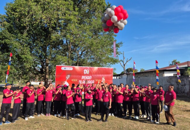 Pembukaan ditandai dengan pelepasan balon ke udara oleh Kepala Kejaksaan Negeri TTU, Firman Setiawan, S.H., M.H (Foto-red)