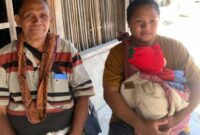 Korban Laka Lantas di Desa Naiola Kecamatan Bikomi Selatan, Kabupaten Timor Tengah Utara- TTU. (Foto-red)