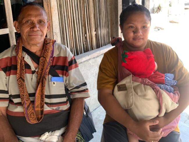 Korban Laka Lantas di Desa Naiola Kecamatan Bikomi Selatan, Kabupaten Timor Tengah Utara- TTU. (Foto-red)