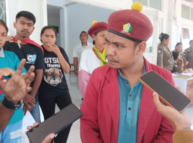 Ketua PMKRI Cabang Malaka, Aryanto Opat (Foto-red)