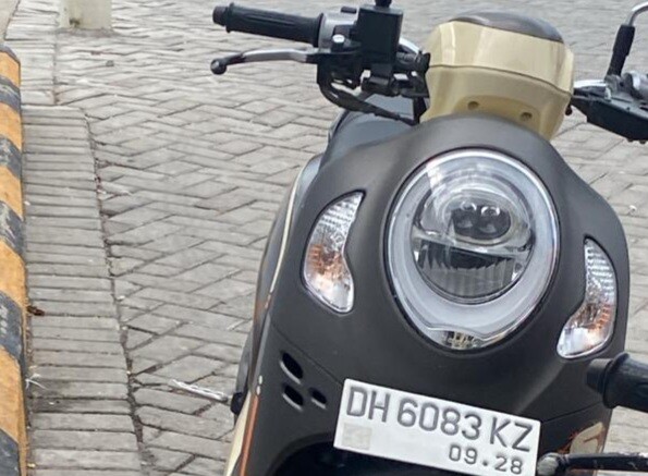 Satu Unit Sepeda Motor Merk Honda Scoopy Dengan Nomor Polisi DH 6083 KZ. (Foto-red)