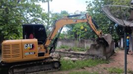 Proses Eksekusi Rill Tiga Bidang Tanah di Dusun Labarai, Desa Kamanasa Kecamatan Malaka Tegah. (Foto-red)
