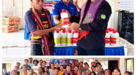 Reses Anggota DPRD Malaka, Ketua Fraksi Partai NasDem. Angerius Agustinus Bria S.H.,MH di Desa Fafoe Kecamatan Malaka. (Foto-red)