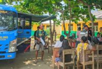 GEMMA Kefamenanu Bersama Dukcapil Lakukan Kegiatan Pelayanan Administrasi Kependudukan di Kecamatan Malaka. (Foto-red)