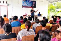 Reses Anggota DPRD Angerius Agustinus Bria S.H., MH, di Desa Raimataus Kecamatan Malaka Barat. (Foto-red)