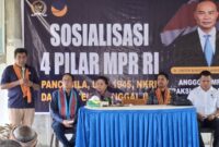 Sosialisasi 4 Pilar MPR RI , Oleh Ketua Fraksi NasDem Dr. Viktor Bungtilu Laiskodat S.H.,M.Si (Foto-red)