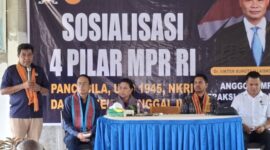 Sosialisasi 4 Pilar MPR RI , Oleh Ketua Fraksi NasDem Dr. Viktor Bungtilu Laiskodat S.H.,M.Si (Foto-red)