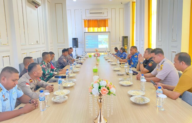 Pos Lintas Batas Negara (PLBN) Motamasin Menggelar Rapat Koordinasi Lintas Instansi. (Foto-Ist)