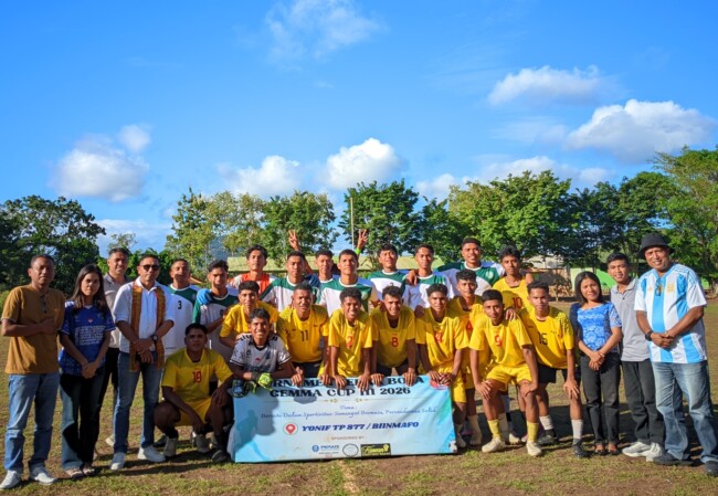 Penutupan Turnamen Bola Kaki GEMMA Cup III di Kefamenanu. (Foto-red)