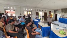 Kapolres Malaka, Sosialisasi TPPO di Desa Fafoe , Kecamatan Malaka Barat. (Foto-red)