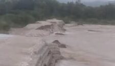 Pembangunan Bronjong di Desa Lamea Putus Total. (Foto-Ist)