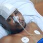 Korban Pengeroyokan di Desa Oinbit, Yohanes Naiheli, Kondisi Saat ditangani di Rumah Sakit Ben Mboi (Foto-Ist)