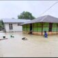 Rumah Warga Desa Alkani Terendam Banjir. (Foto-Ist)