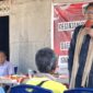Anggota DPRD Fraksi PDi Perjuangan, Ignasius Fahik A.Md,  Saat Lakukan Kegiatan Reses di Dusun Laenfahi, Desa Badarai, Kecamatan Wewiku. (Foto-red)