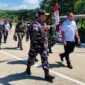 PLBN Motamasin, Menerima Kunjungan Kerja Wakil Komandan Daerah Angkatan Laut (Wadan Koarmada) VII, Brigjen TNI Mar Nawawi
 (Foto-Ist)